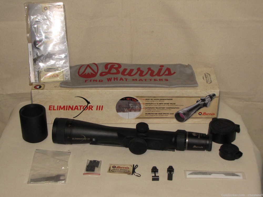 Burris Eliminator III Rifle 4-16x50mm Scope & Rangefinder-img-4