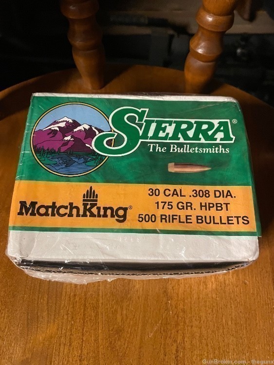 500 Sierra Matchking .308 175 gr HPBT #2275C Match King-img-2
