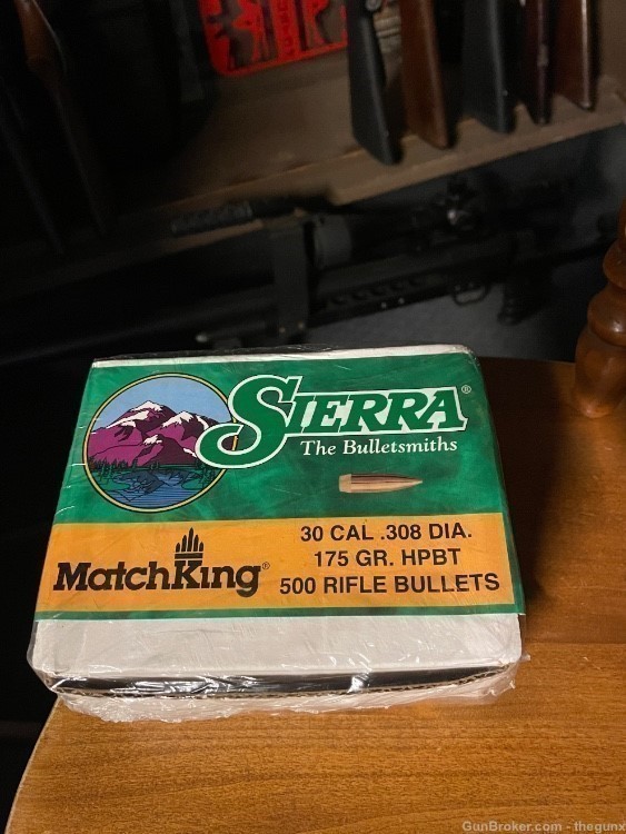500 Sierra Matchking .308 175 gr HPBT #2275C Match King-img-1