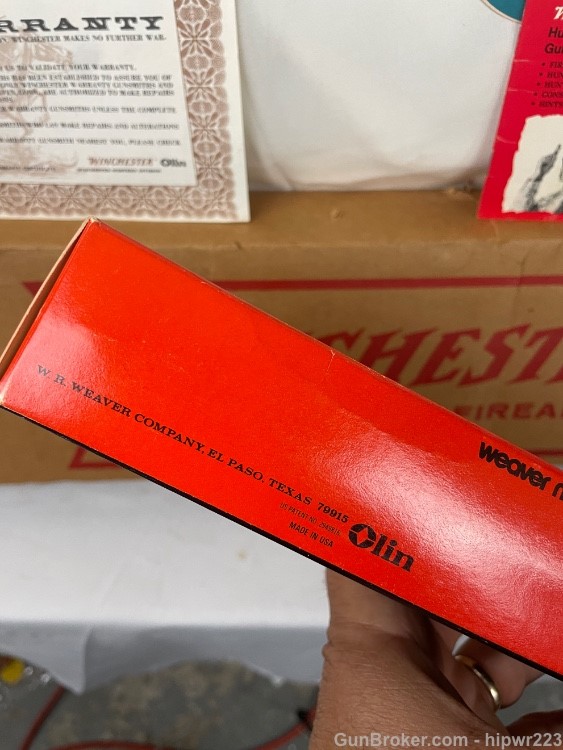 Winchester model 190 .22LR in box with hangtag and scope MINT condition -img-22