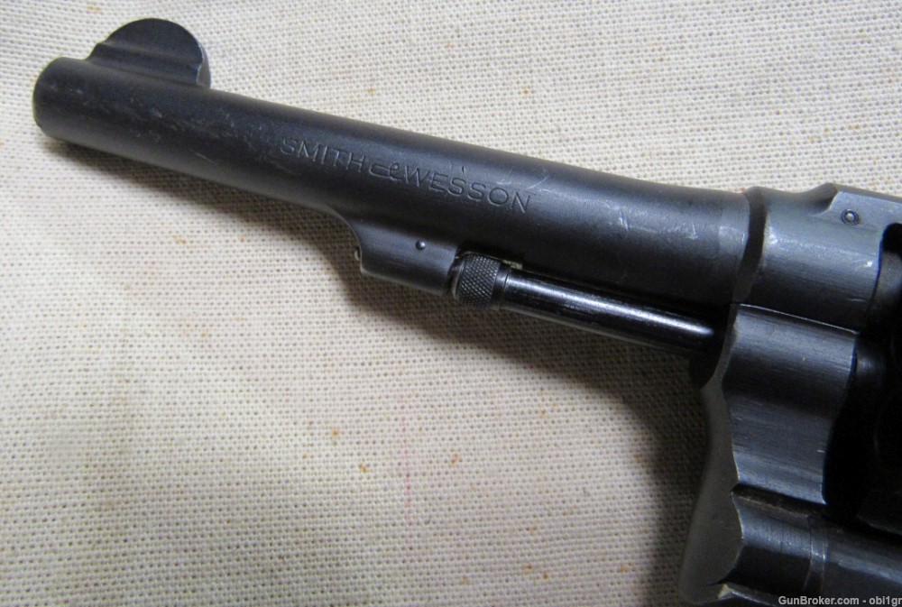 Scarce Bavarian Police WWII Smith & Wesson Victory Model .38 .01 NR -img-3