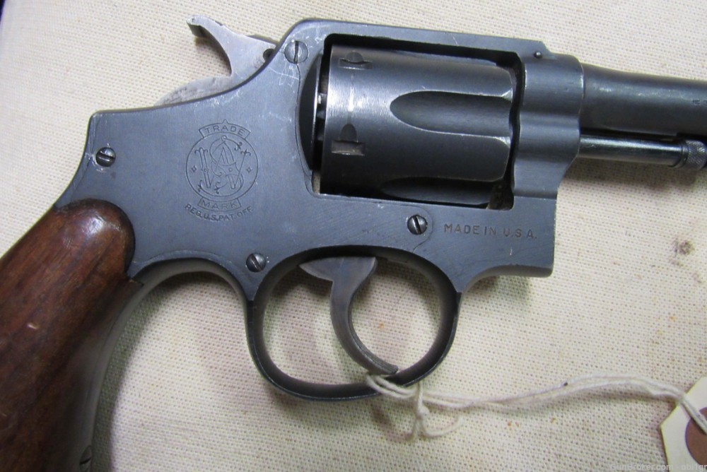 Scarce Bavarian Police WWII Smith & Wesson Victory Model .38 .01 NR -img-10