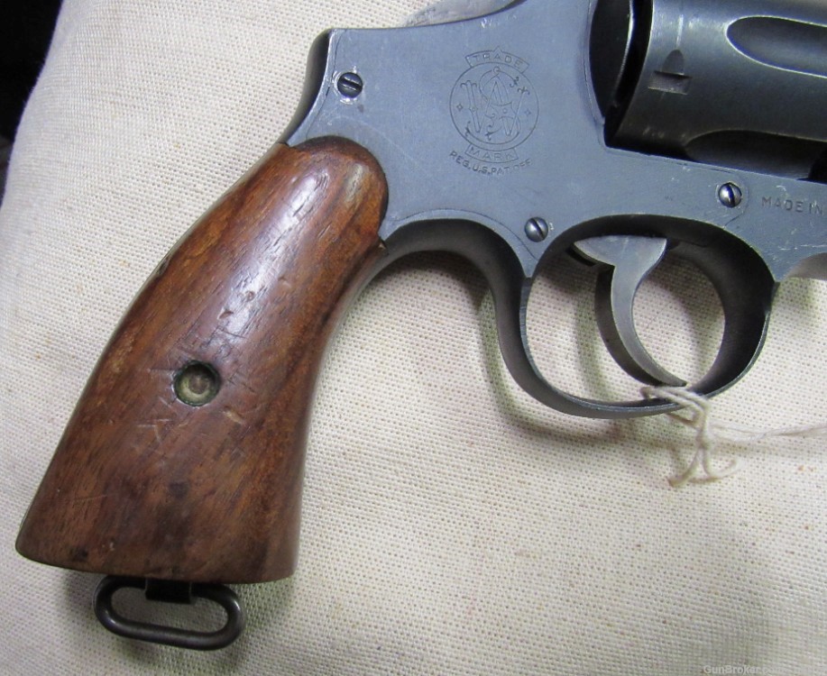 Scarce Bavarian Police WWII Smith & Wesson Victory Model .38 .01 NR -img-9