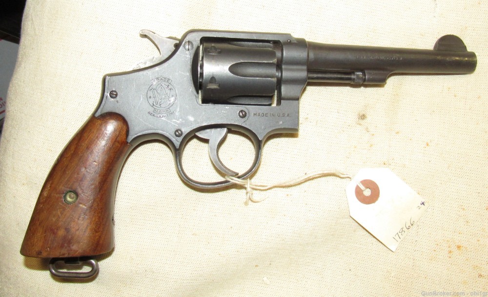 Scarce Bavarian Police WWII Smith & Wesson Victory Model .38 .01 NR -img-8