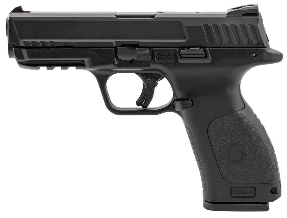 NIB EAA 9mm Pistol Girsan MC28 15-Round Black w/ Tactical Rail-img-2