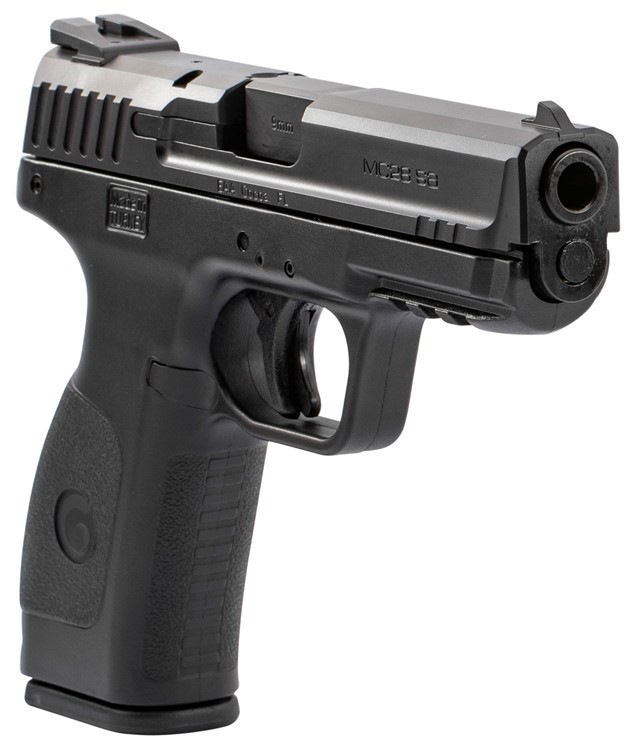 NIB EAA 9mm Pistol Girsan MC28 15-Round Black w/ Tactical Rail-img-0