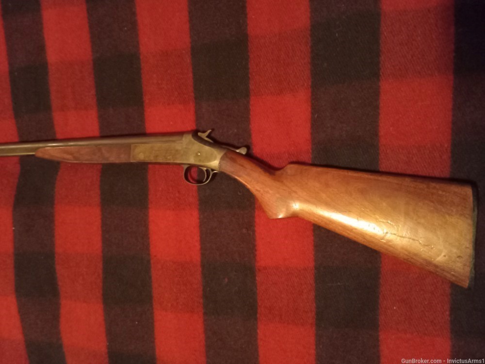 Early 1900s Harrington Richardson Single-shot Breakopen 12 Ga Shotgun-img-1