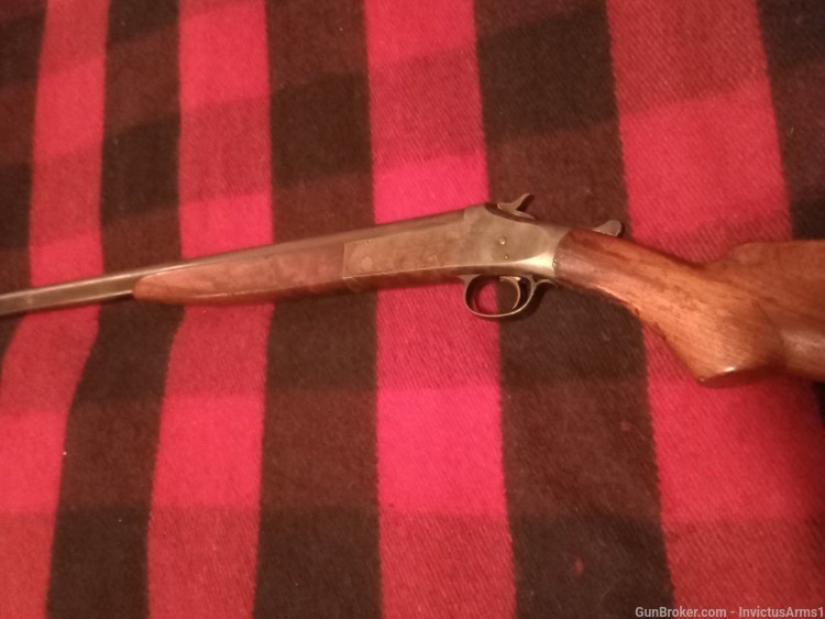 Early 1900s Harrington Richardson Single-shot Breakopen 12 Ga Shotgun-img-3