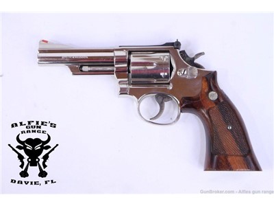 S&W Model 19-4 4" 6RD .357MAg Nickel Revolver