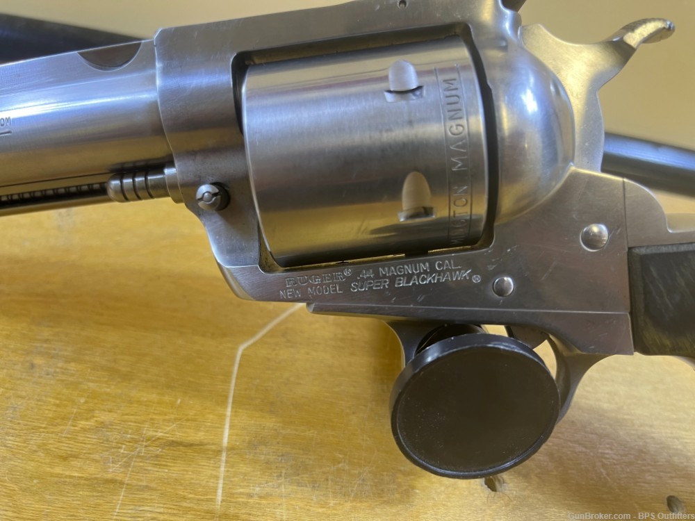 Ruger New Model Super Blackhawk Hunter .44 Mag Revolver 7.5" - Pre Owned-img-5