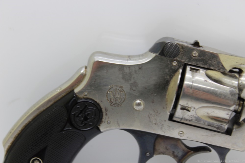 Rare Antique Smith & Wesson .32 1st Model Top Break Hammerless Revolver-img-10