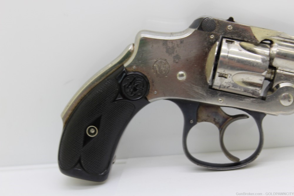 Rare Antique Smith & Wesson .32 1st Model Top Break Hammerless Revolver-img-7