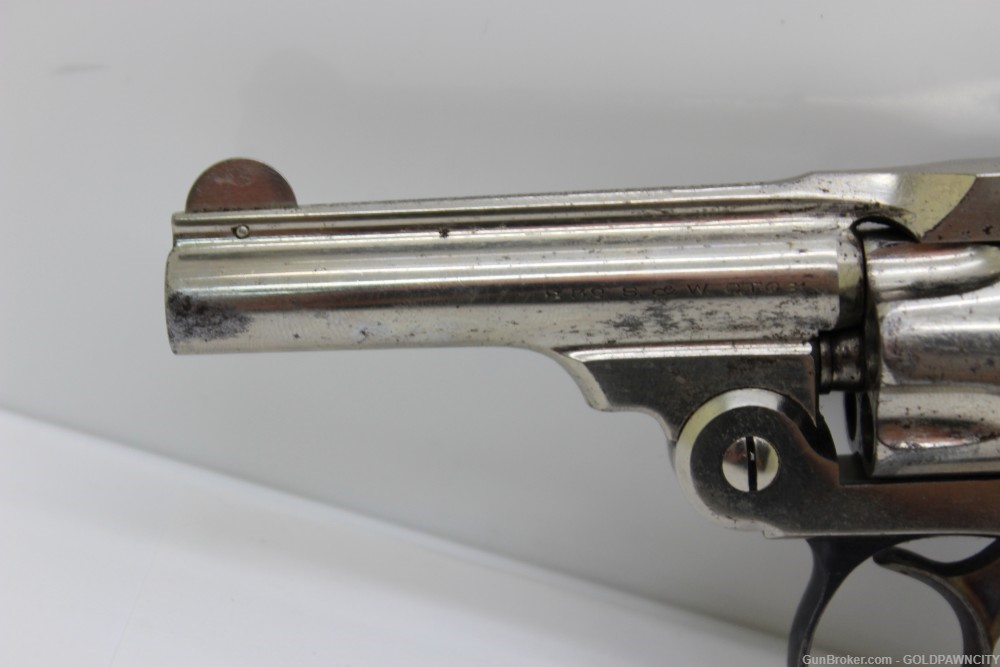 Rare Antique Smith & Wesson .32 1st Model Top Break Hammerless Revolver-img-1