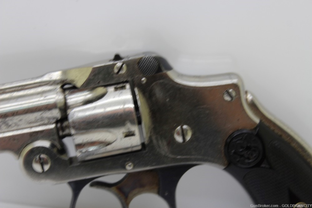 Rare Antique Smith & Wesson .32 1st Model Top Break Hammerless Revolver-img-3