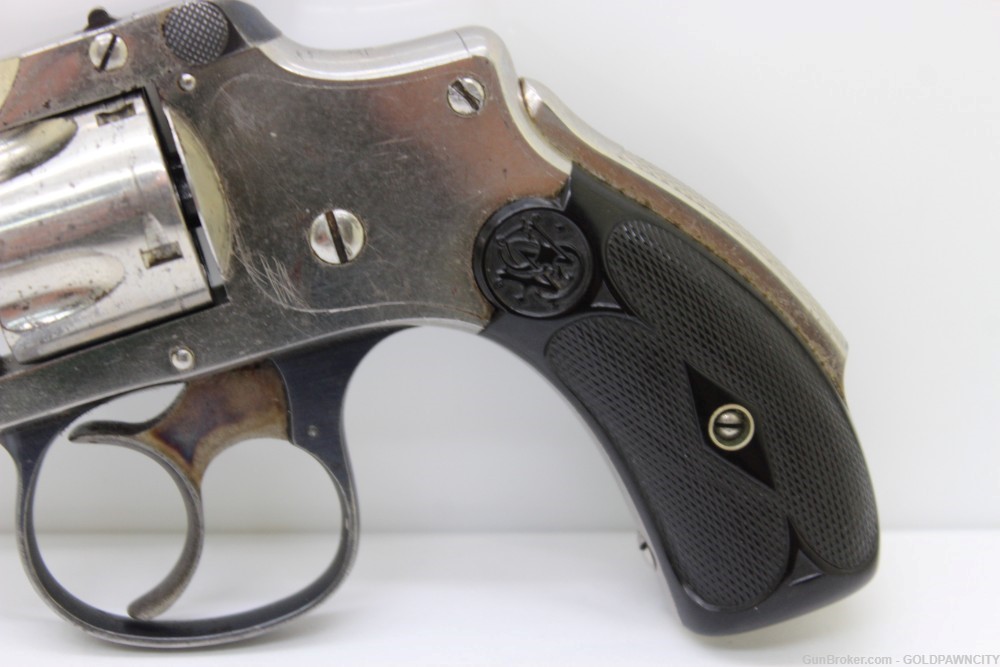 Rare Antique Smith & Wesson .32 1st Model Top Break Hammerless Revolver-img-5