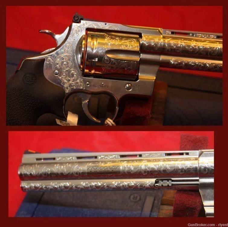 Colt Anaconda Engraved, 8" Barrel, .44Mag - NEW!-img-4
