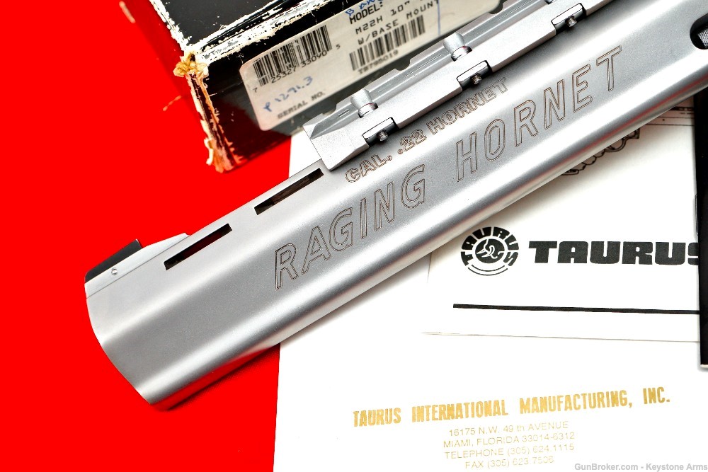 Scarce & Desired Taurus Raging Hornet .22 Hornet Original Box Must Have-img-3