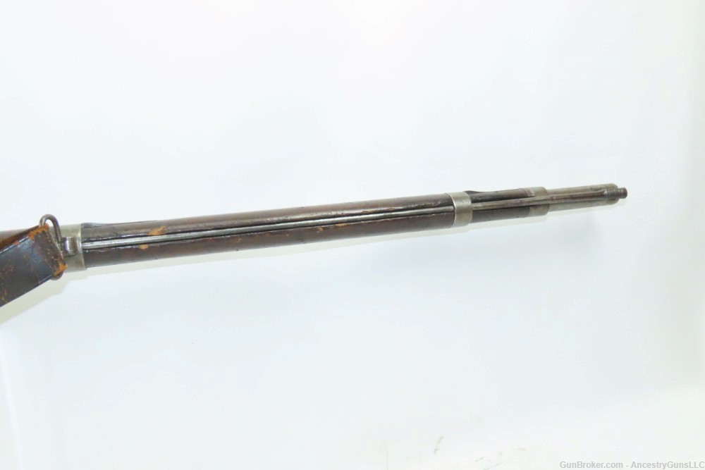 CIVIL WAR Antique UNION U.S. Springfield M1861 Rifle-Musket LEATHER SLING  -img-9