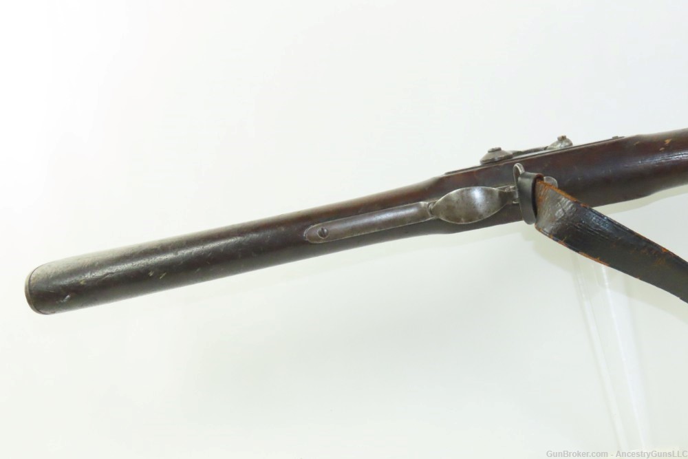 CIVIL WAR Antique UNION U.S. Springfield M1861 Rifle-Musket LEATHER SLING  -img-7