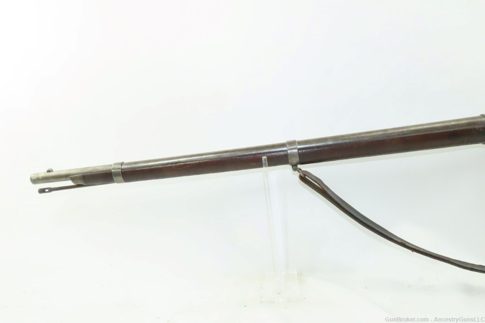 CIVIL WAR Antique UNION U.S. Springfield M1861 Rifle-Musket LEATHER SLING  -img-18