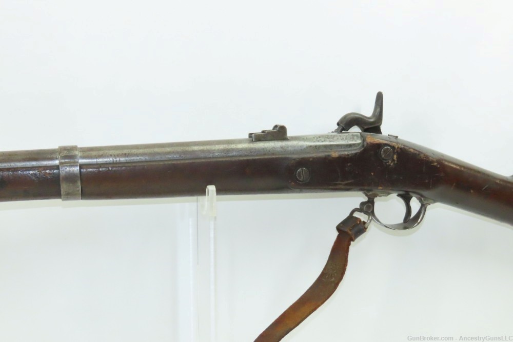 CIVIL WAR Antique UNION U.S. Springfield M1861 Rifle-Musket LEATHER SLING  -img-17