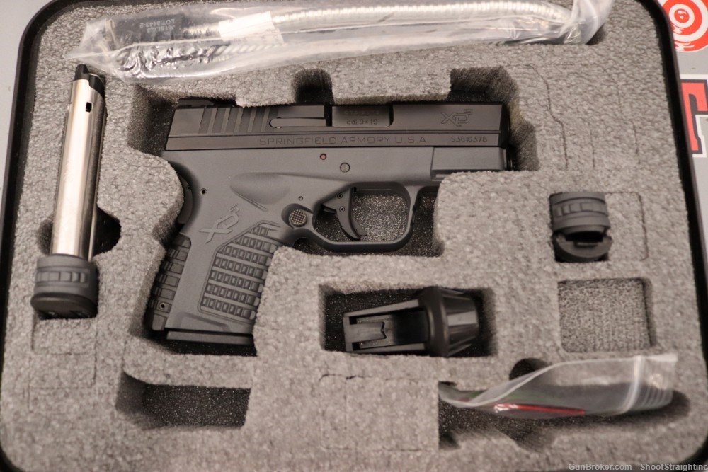 Springfield Armory XDS-9 9mm 3.30"bbl Grey w/Case-img-1