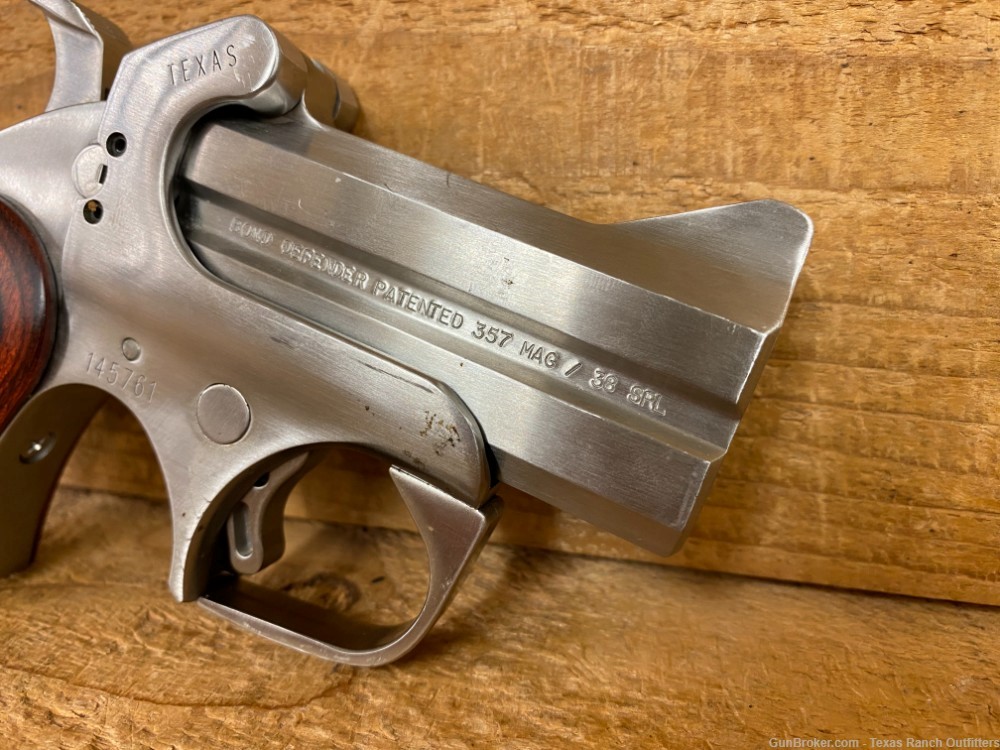 Bond Arms Texas Defender .357Mag/.38SPL Derringer Pistol - USED-img-3