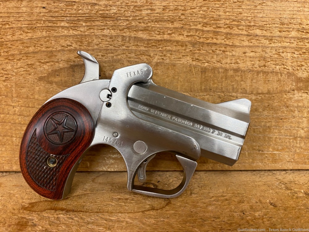 Bond Arms Texas Defender .357Mag/.38SPL Derringer Pistol - USED-img-0