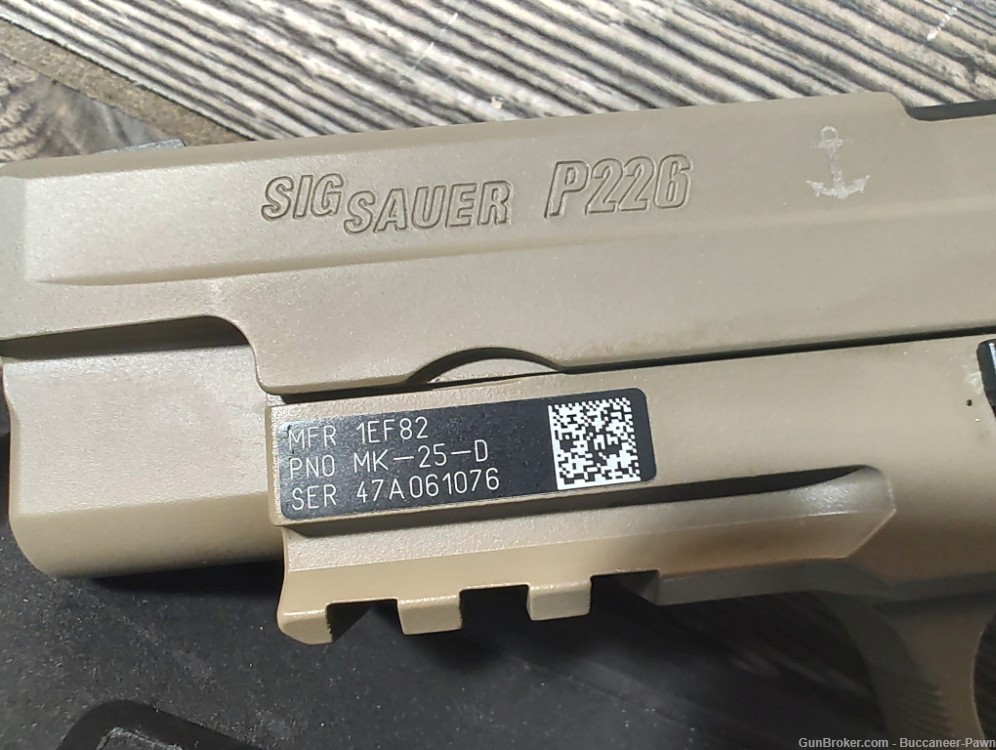Sig Sauer P226 MK-25-D 9mm 4.4" Barrel w/ Two 15 Rnd Mags & Original Case!-img-10