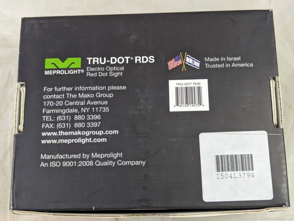 Meprolight TRU-DOT RDS Red Dot Sight Electro Optical AA Battery Israel-img-4
