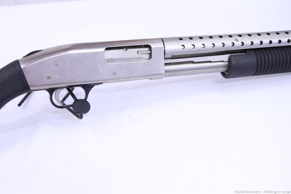 Mossberg 590 Mariner 20" 12GA Stainless Steel Pump Shotgun-img-3