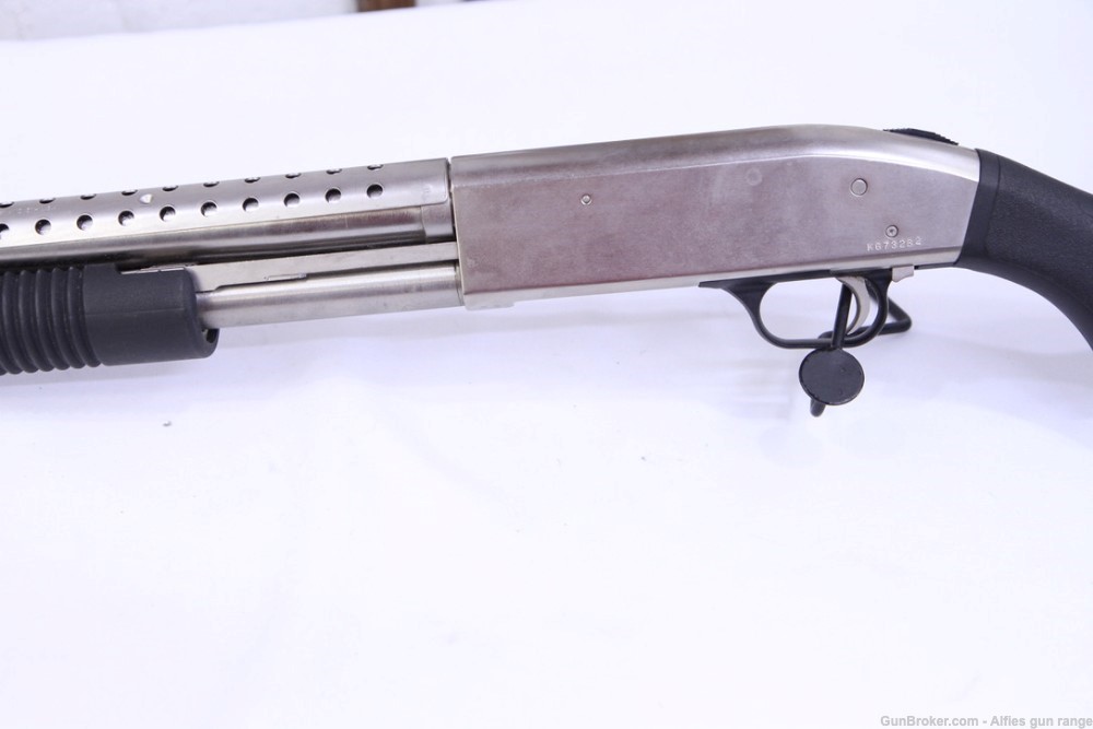 Mossberg 590 Mariner 20" 12GA Stainless Steel Pump Shotgun-img-6