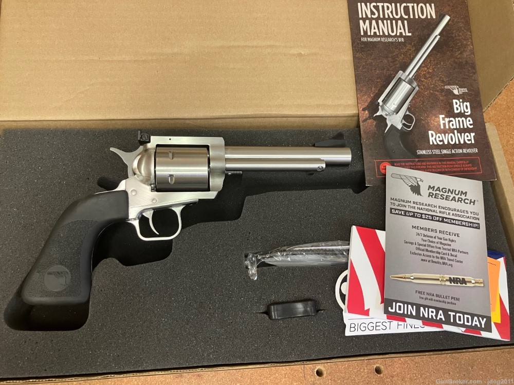 Magnum Research BFR .44 magnum revolver 5” barrel-img-3