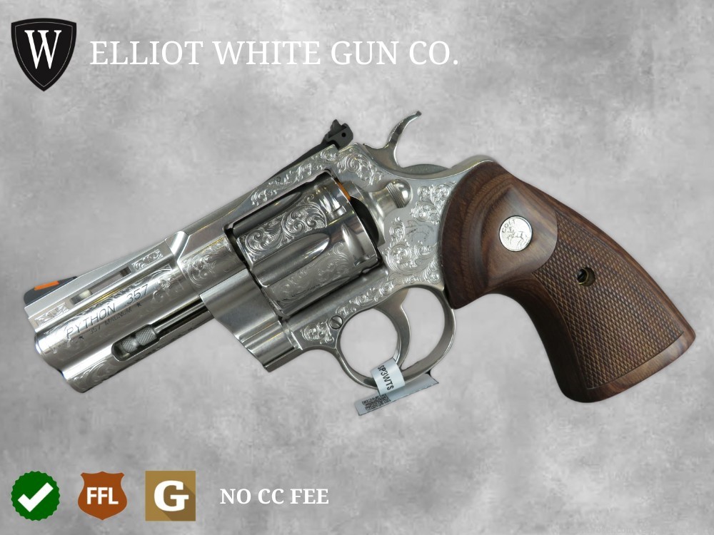 Colt Python Engraved 3" in 357 Magnum-img-0