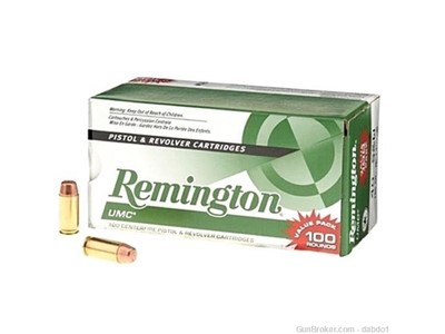 Remington UMC 40 S&W 180 Gr. MC 100 Round Value Pack-16Boxes