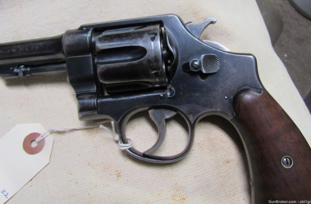 WWI USGI Smith & Wesson Model 1917 .45 ACP Revolver .01 NO RESERVE-img-1