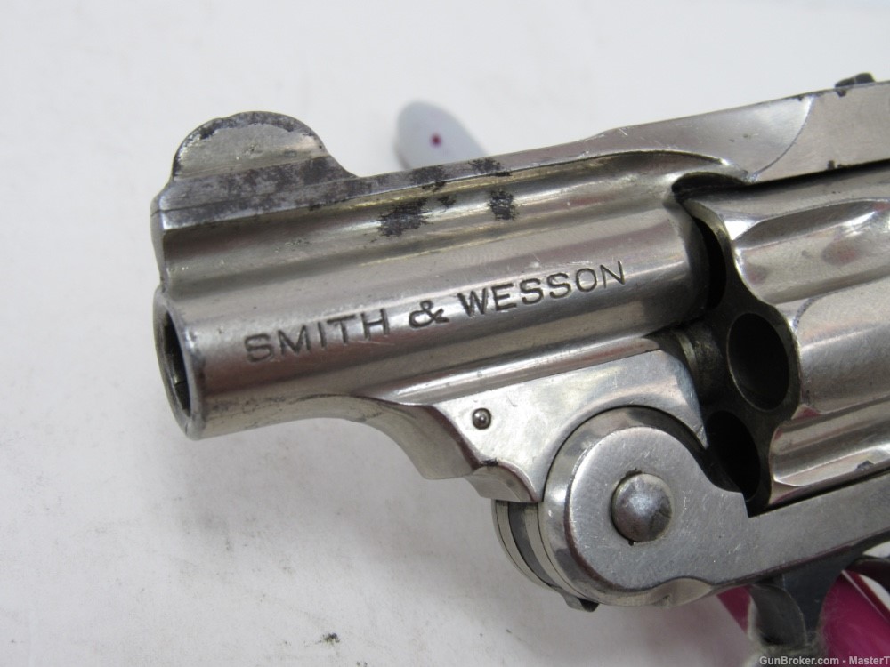  Smith & Wesson 38 Safety Hammerless 5th Model C&R ok No Resv-img-1