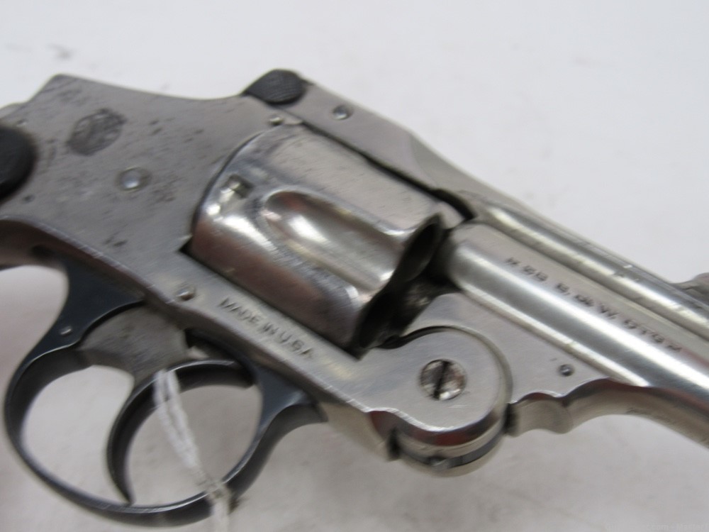  Smith & Wesson 38 Safety Hammerless 5th Model C&R ok No Resv-img-14