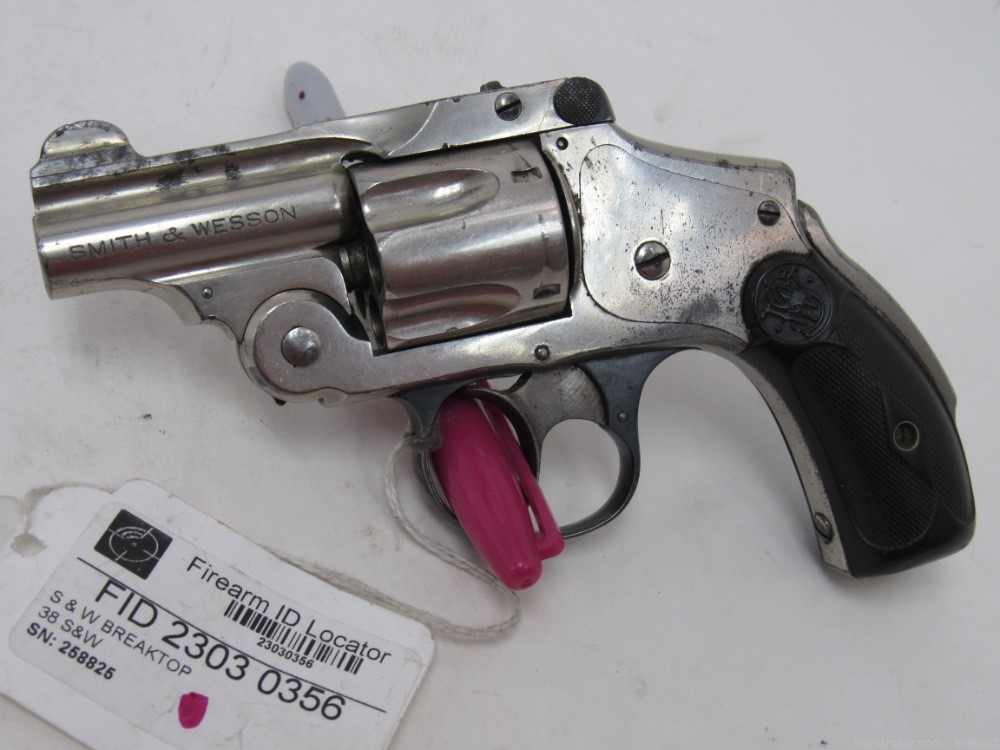  Smith & Wesson 38 Safety Hammerless 5th Model C&R ok No Resv-img-0