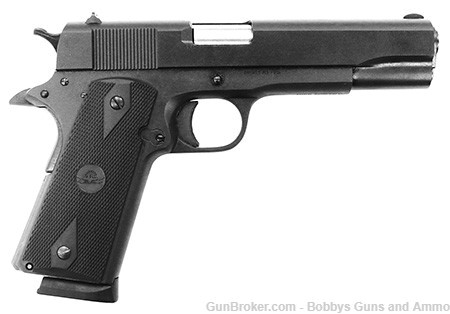 Rock Island Armory 1911 Gi Entry 45acp 5" Fs Anodized Black Rubber Grip-img-2