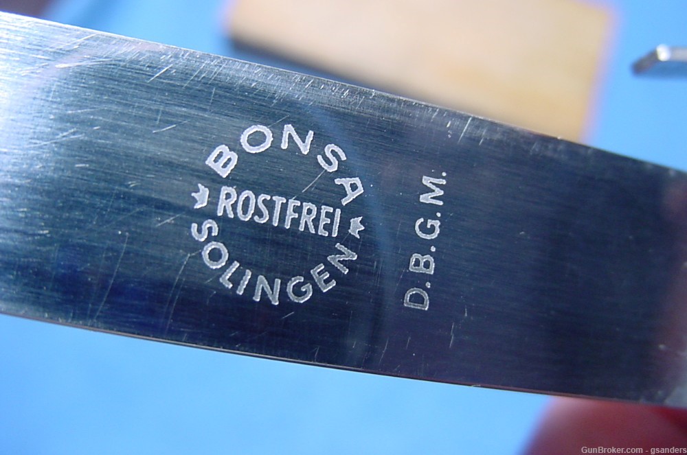 Vintage Bonsa Rostfrei Solingen D B G M OTF Switchblade knife FreeShipping-img-0