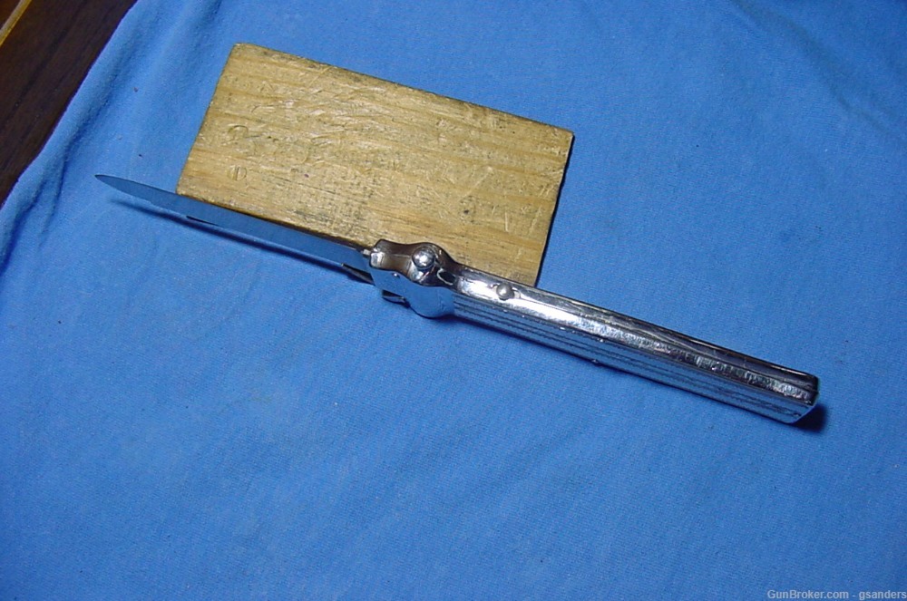 Vintage Bonsa Rostfrei Solingen D B G M OTF Switchblade knife FreeShipping-img-2