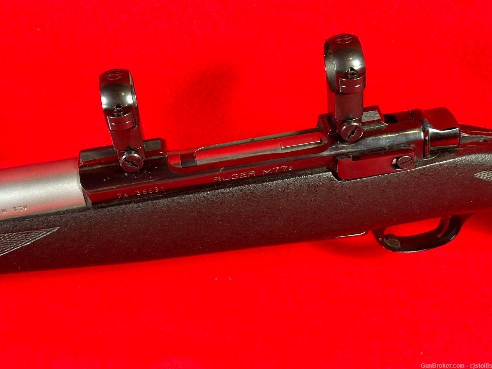 Ruger Custom Model M77 7mm STW Stainless Bolt Action Rifle McMillan Stock-img-3