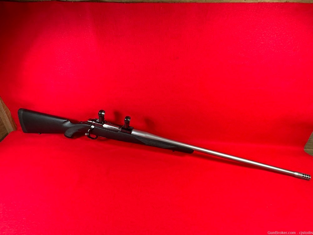 Ruger Custom Model M77 7mm STW Stainless Bolt Action Rifle McMillan Stock-img-8