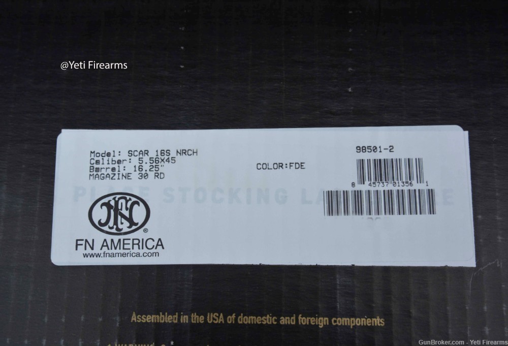 FN SCAR 16s NRCH FDE 16" 5.56mm No CC Fee 98501-2 -img-10