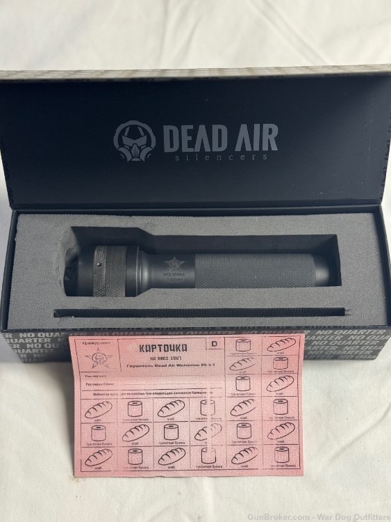 Dead Air Wolverine 7.62 Ak suppressor form 3 to your dealer -img-2