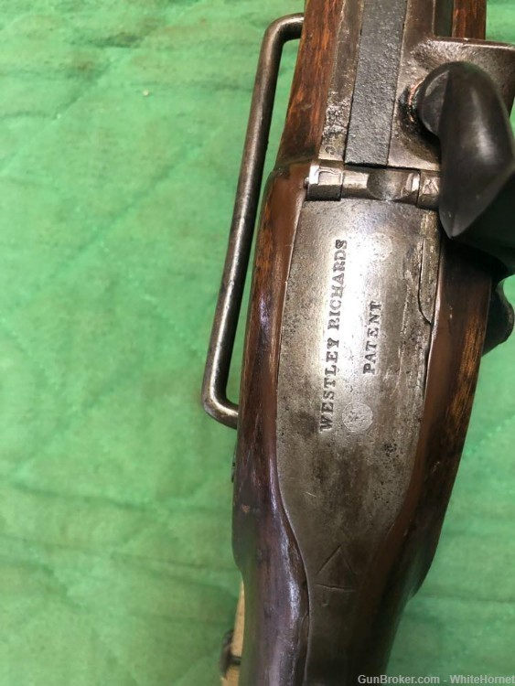 ANTIQUE Westley Richards Monkeytail Carbine 36cal TARGET SIGHTS RARE!-img-9