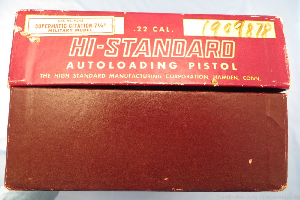 High Standard Mod 106 Military Supermatic Citation 22 Auto in Box w 2 Mags-img-42