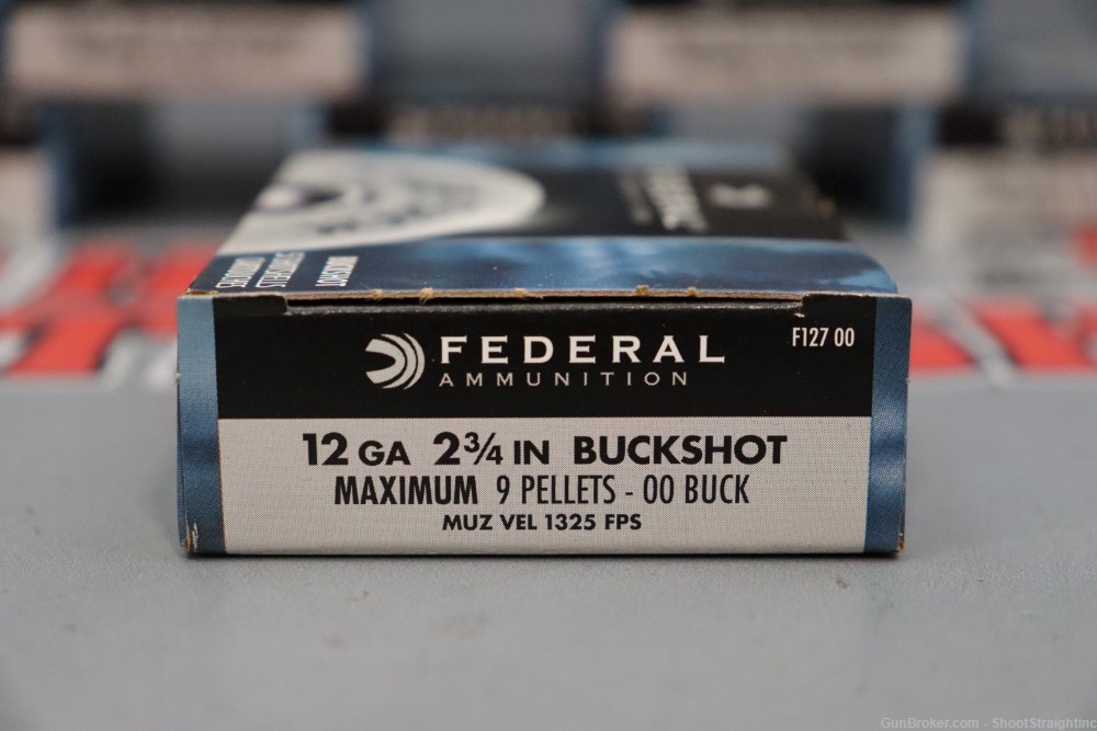 Lot o' 50 Shells of Federal 12GA 2 3/4" #00-Buck Ammunition-img-3