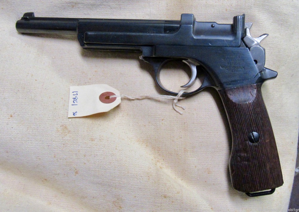 Super Condition Steyr 1905 7.63 Mannlicher Pistol -img-0